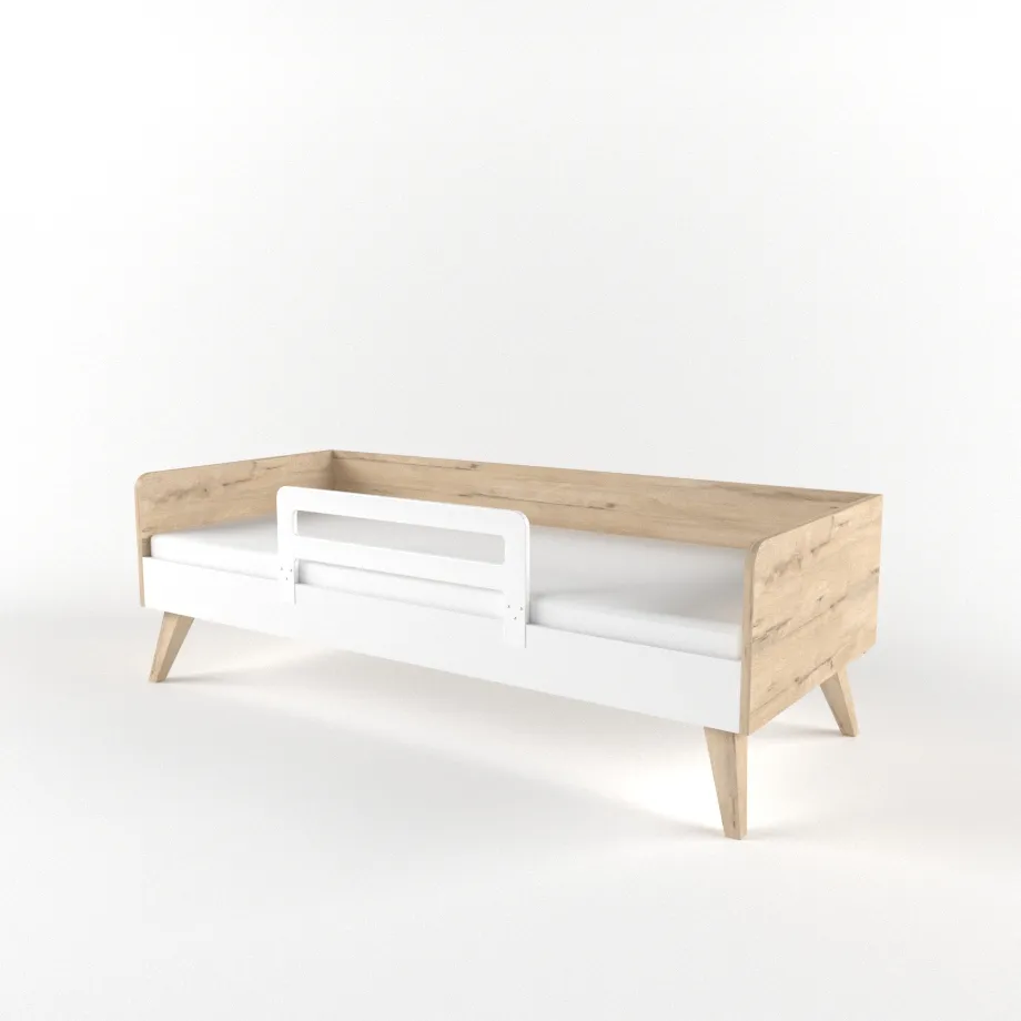 Кровать с ограждением «2+2 белый» 1