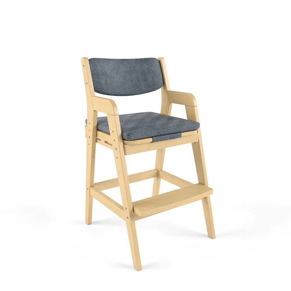 img-Чехол для стула Робин WOOD велюр темно-серый 13