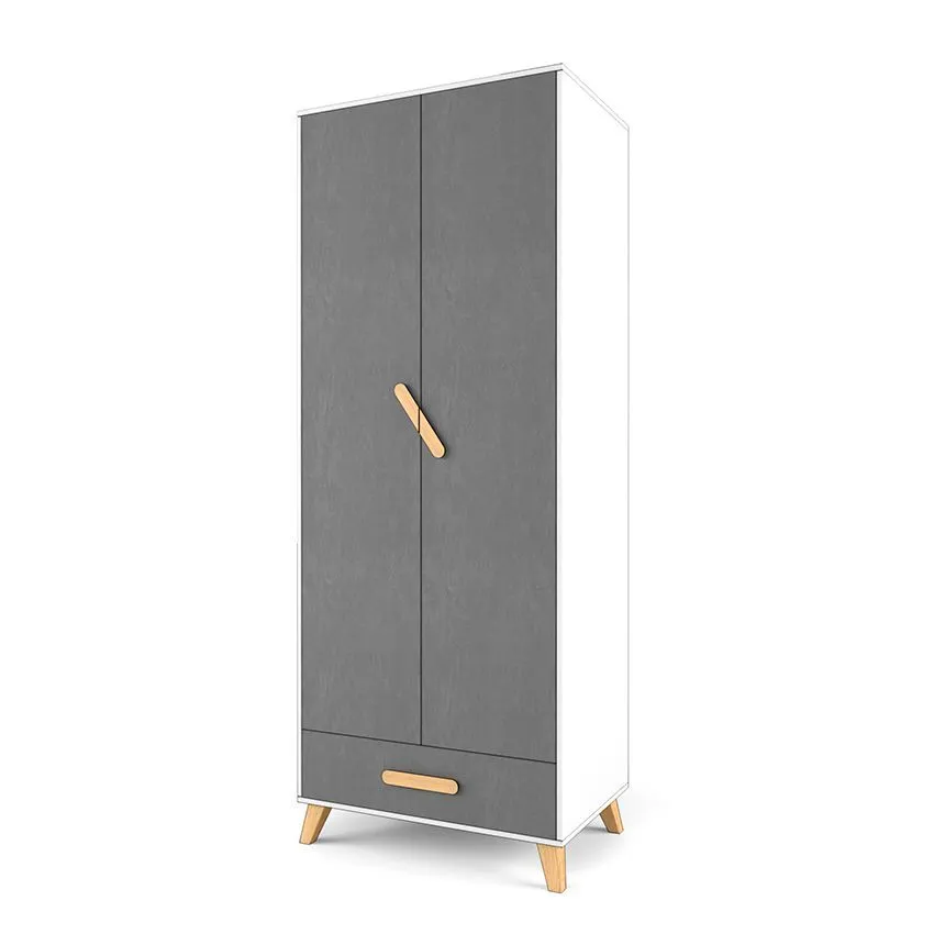 Шкаф 2+2 лайт Серый