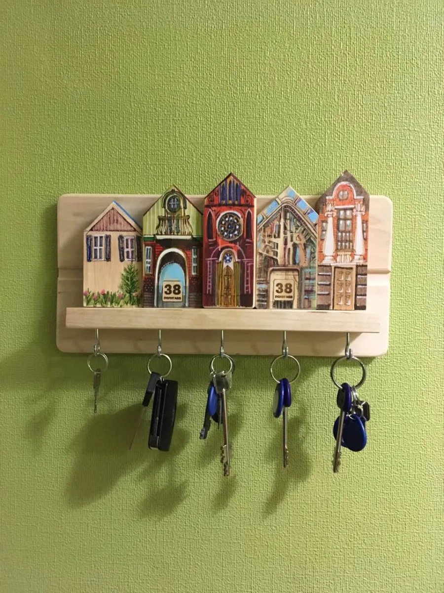 Ключница «Домик» большая 6