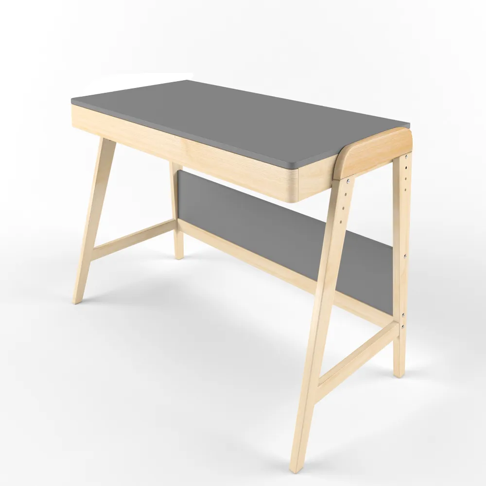Стол растущий «Вуди» комбо серый 1