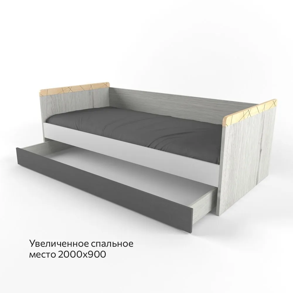 Кровать большая с доп. спальным местом  2