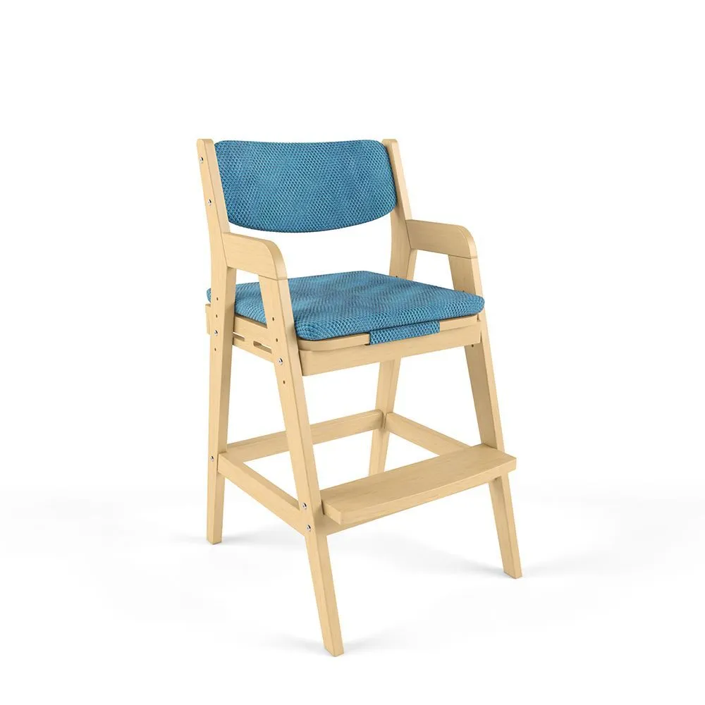 img-Чехол для стула Робин WOOD велюр голубой 12