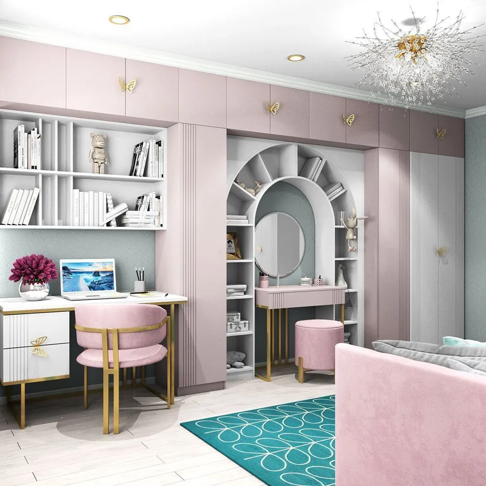 img-Столик туалетный Мишель Галатея Золото 2