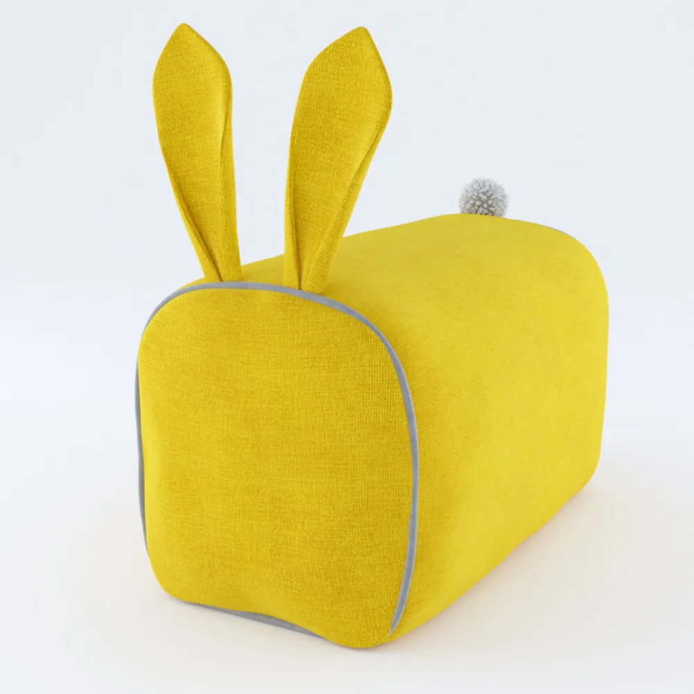 img-Подушка «Заяц» большая Желтая 1