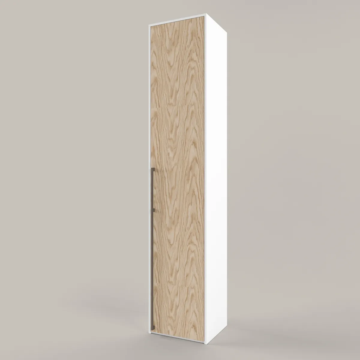 Пенал Тури Белый Графит 1