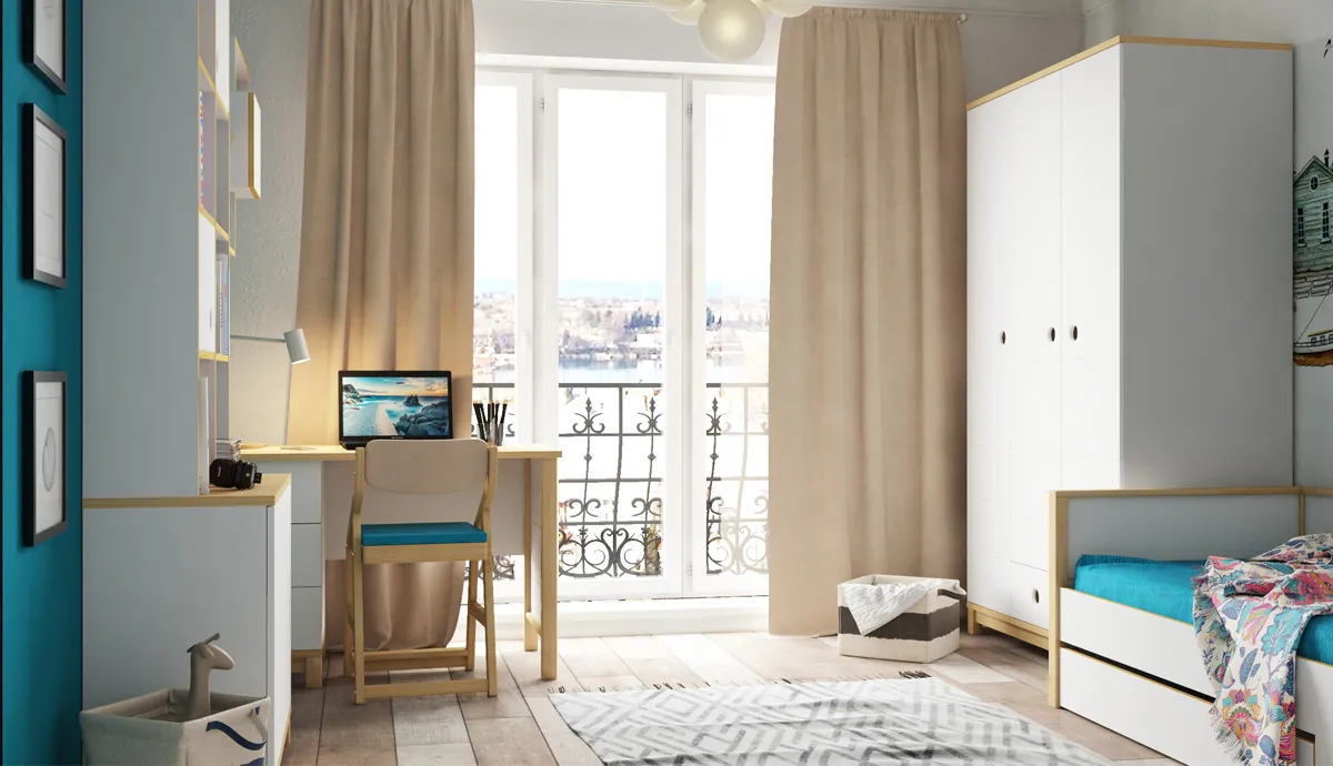 Стол с тумбой универсальный 5