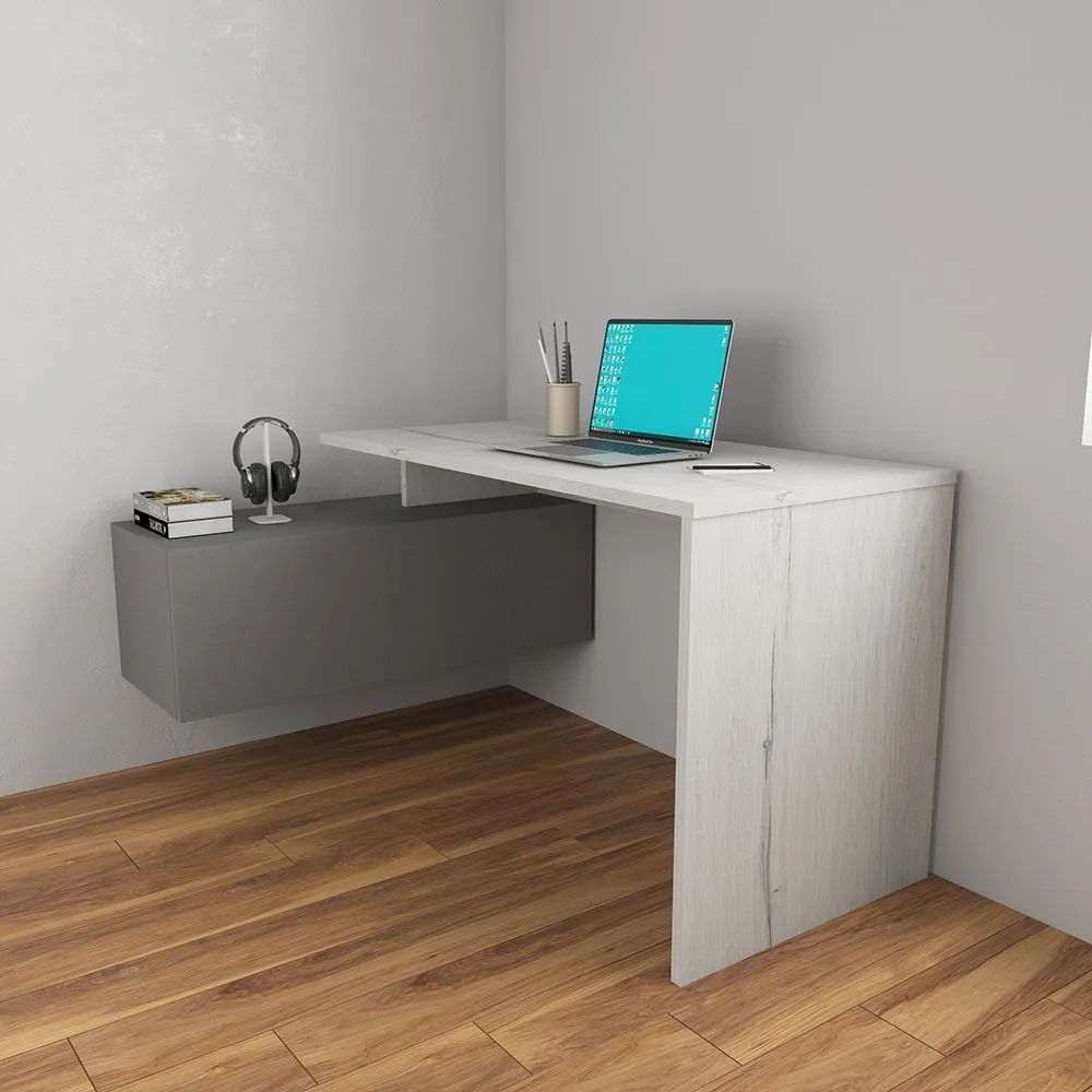 Угловой стол «НьюТон Грэй» 1