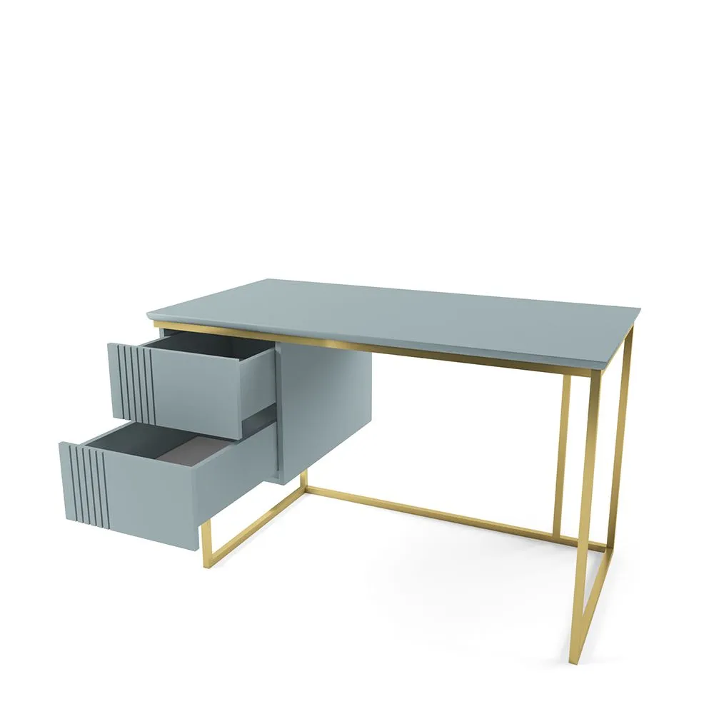 img-Стол с тумбой Мишель Фрост Золото 3