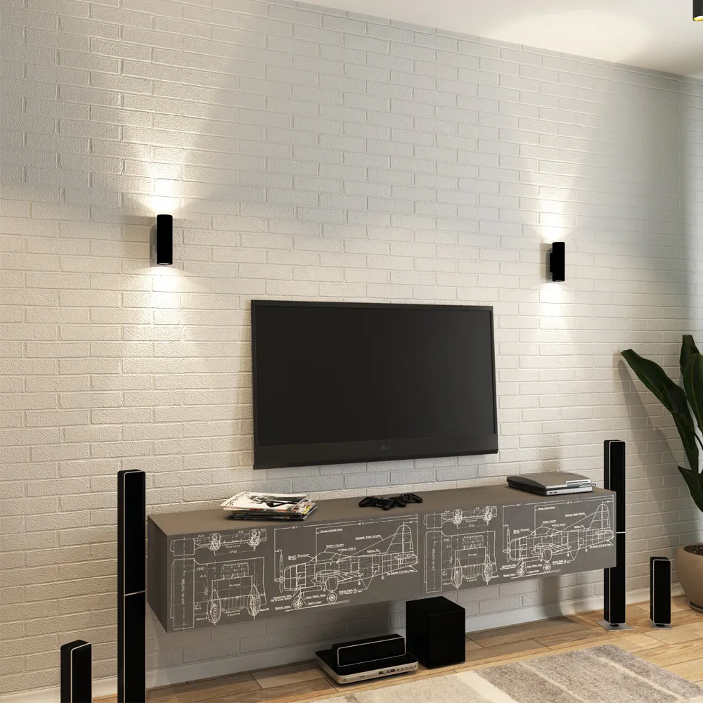 Тумба навесная серая печать «Авиатор» 5