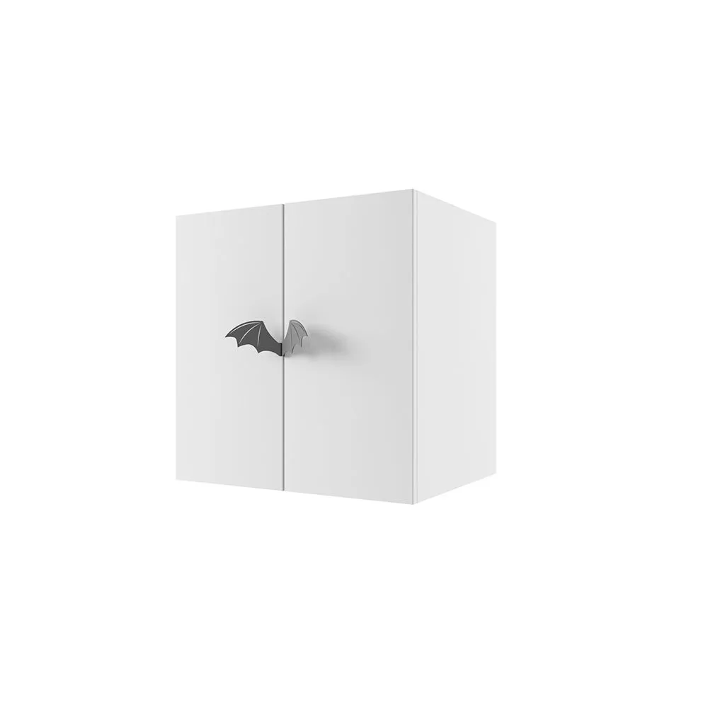 Антресоль 60 Мишель Белый Серый 1