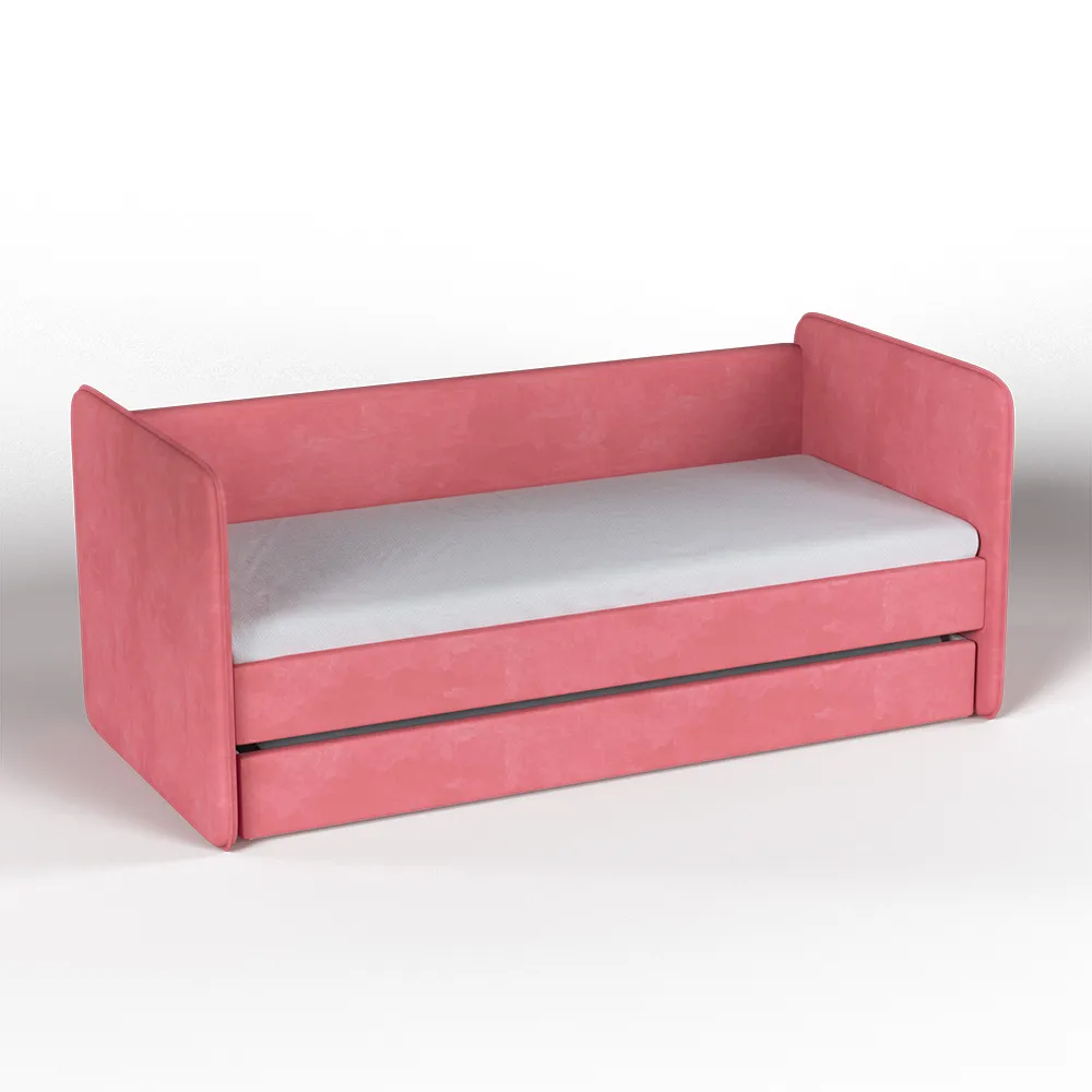 img-Кровать мягкая «Айрис» Барби микровелюр 1