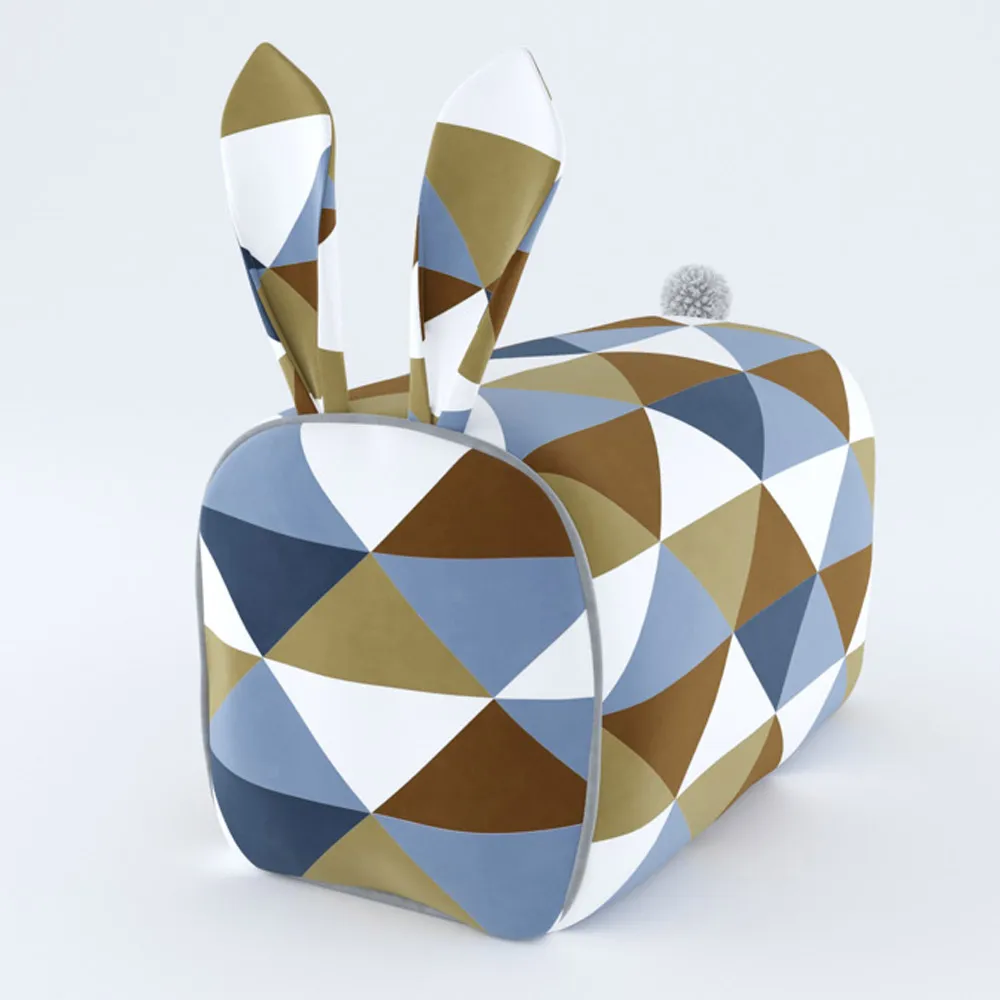 img-Подушка «Заяц» большая Ромбусы 1