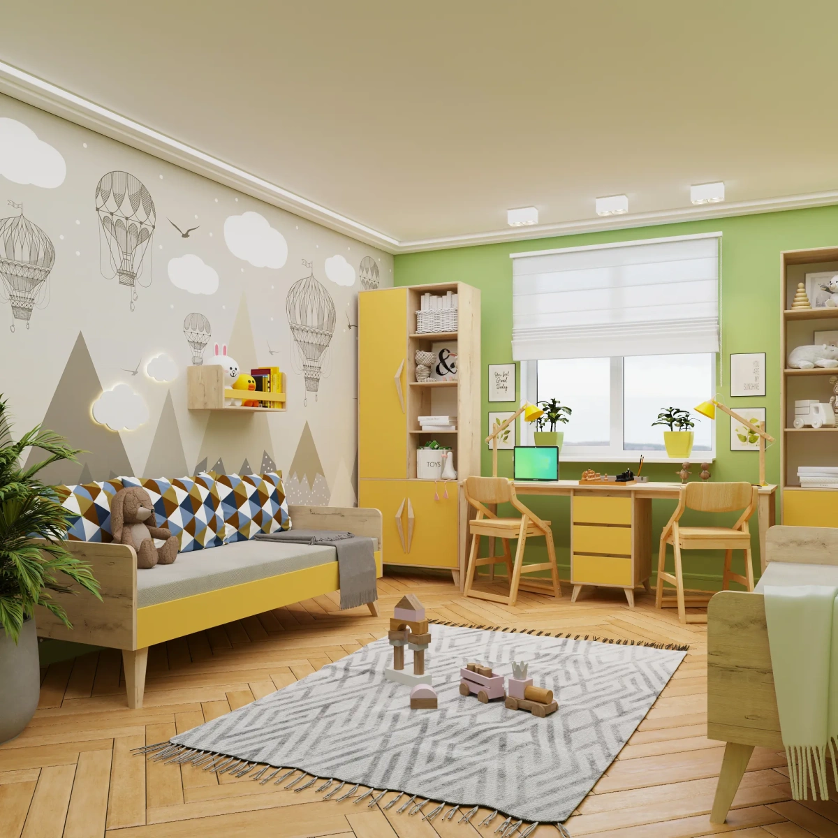 Детский гарнитур «Сан-Леон для двоих»