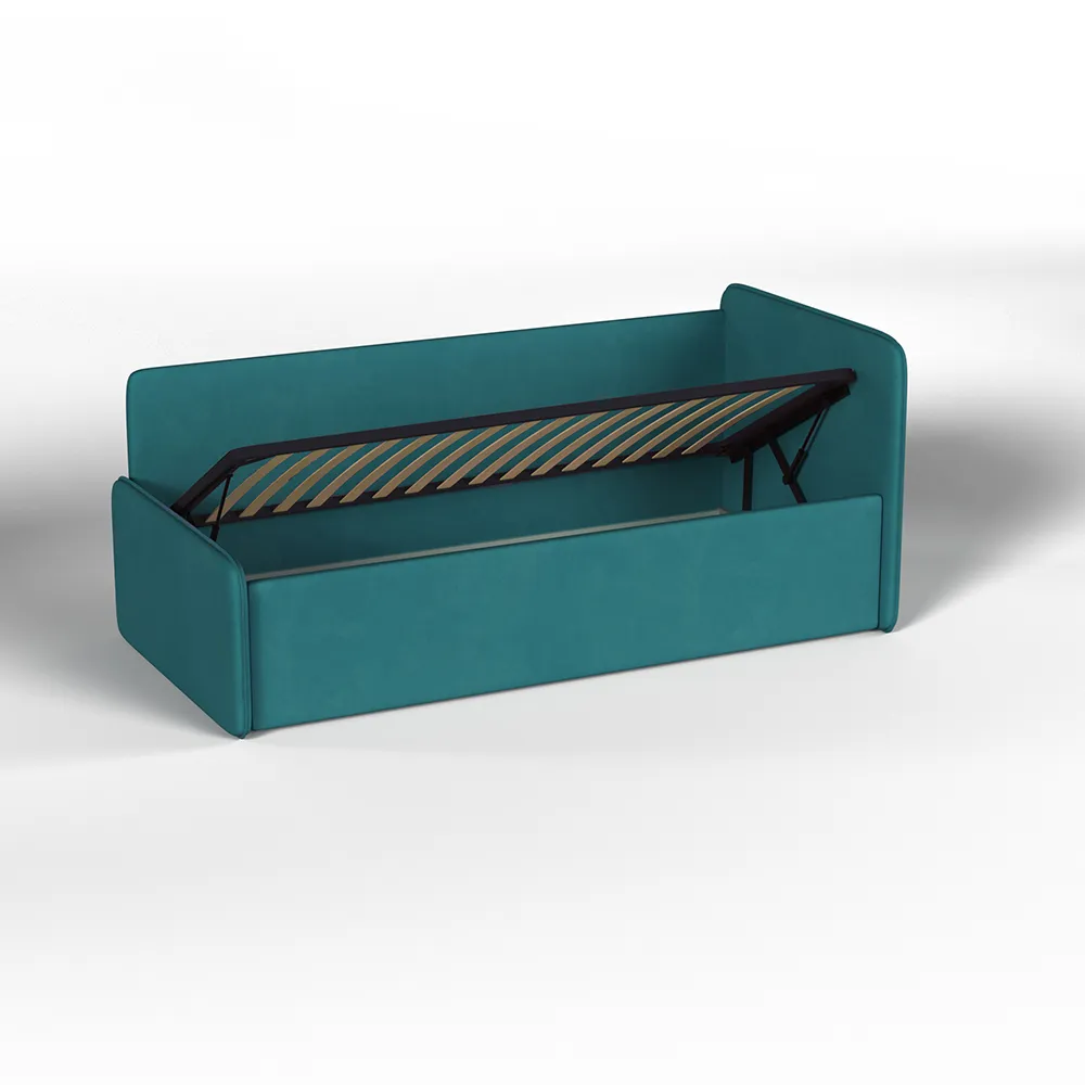 img-Тахта с подъемным механизмом Микровелюр Ментол 1