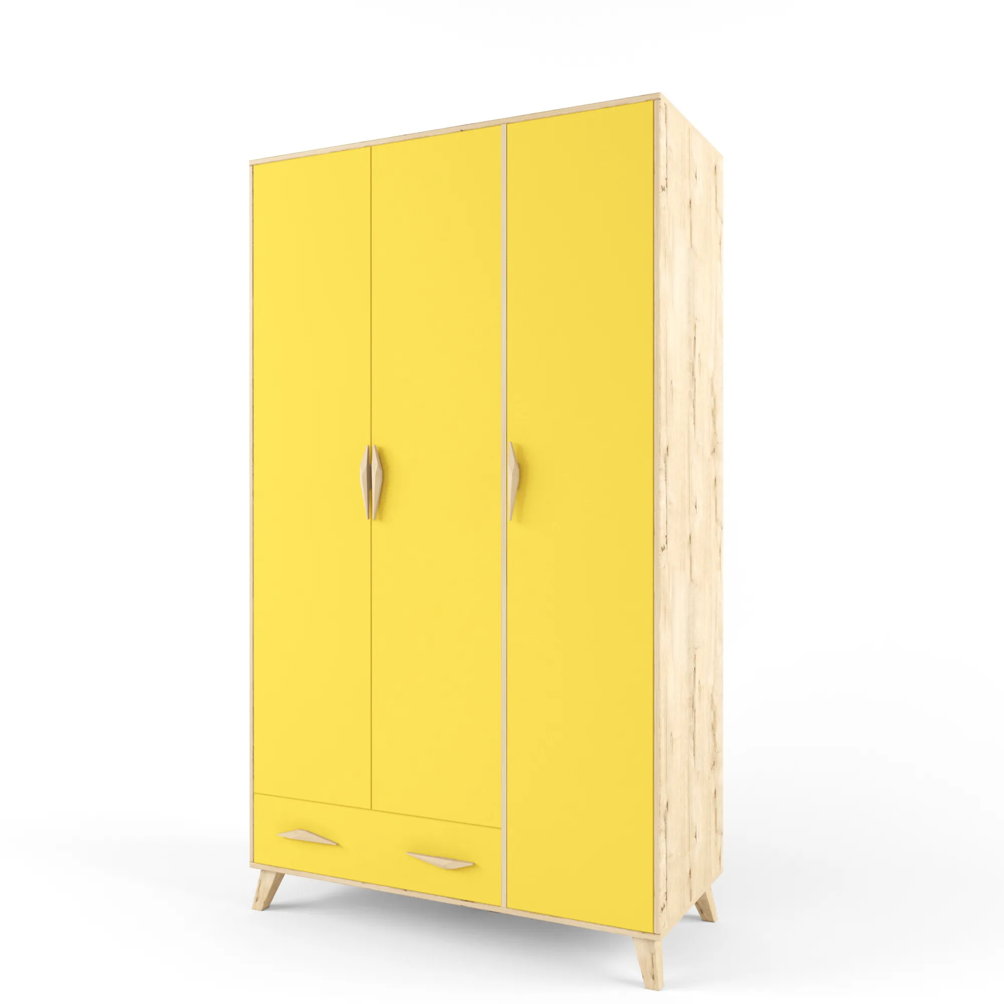 Шкаф 3-створчатый «2+2» Сан-Леон