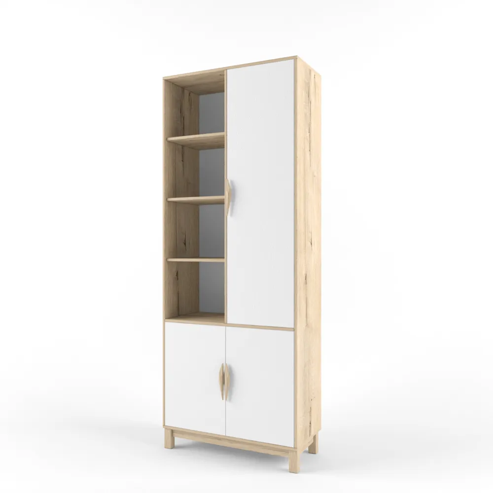  Стеллаж широкий  Дуб Ирландский 1