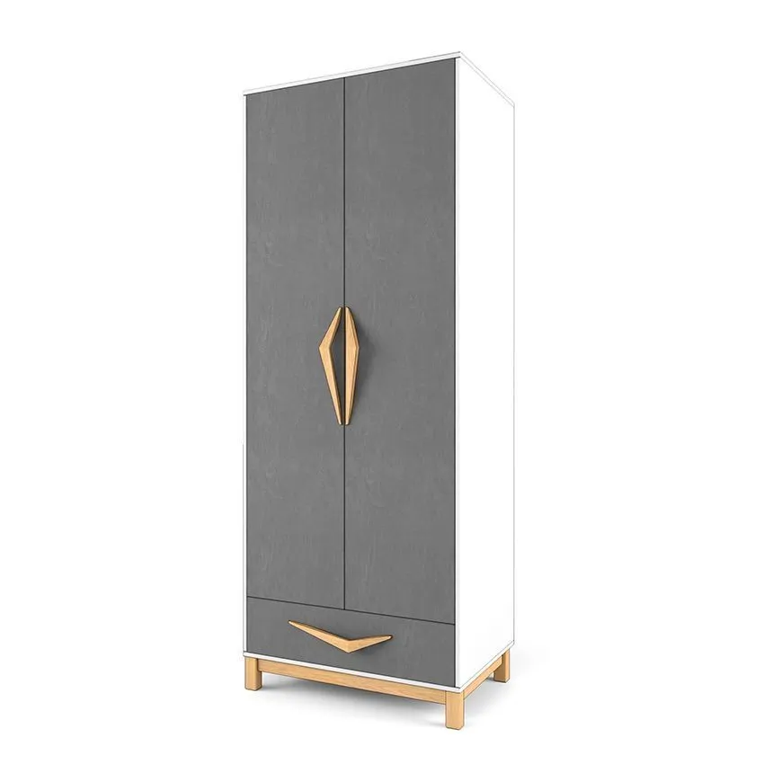 Шкаф 2+2 лайт Серый 1