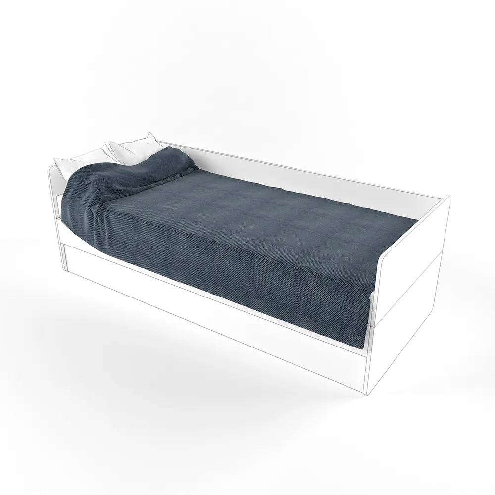 img-Покрывало для кровати велюр CITUS темно-серый 2100 1