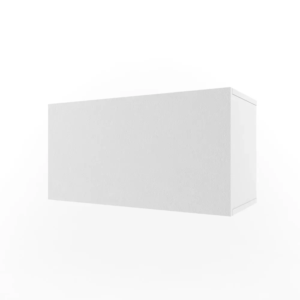 Полка 2 Куба с фасадом белая 1