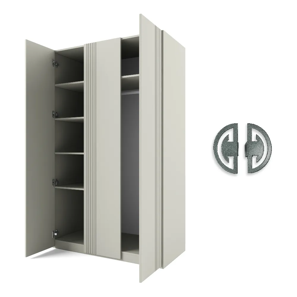 img-Шкаф 3х створчатый Мишель Орегано Деко серый 2