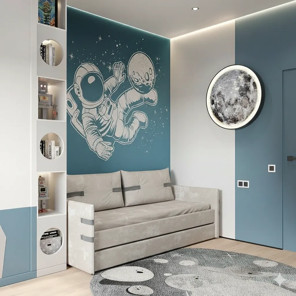 Мягкая кровать Тури Латте 9