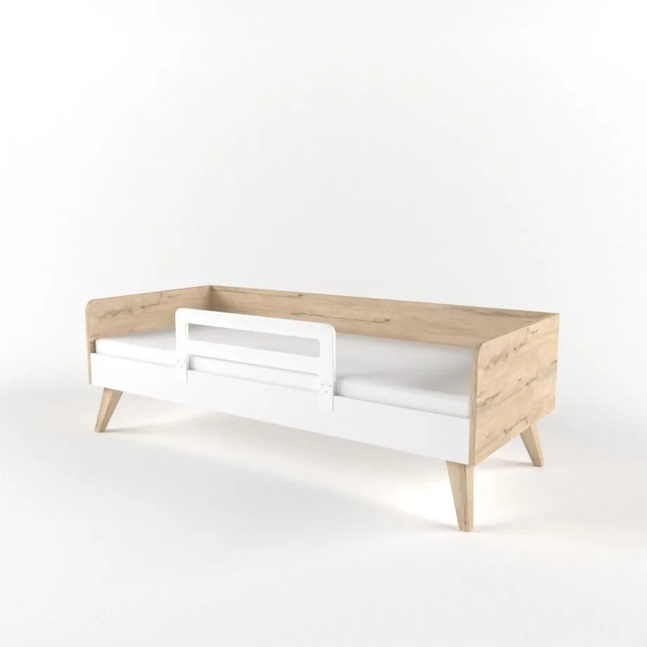 Кровать с ограждением «2+2 белый»