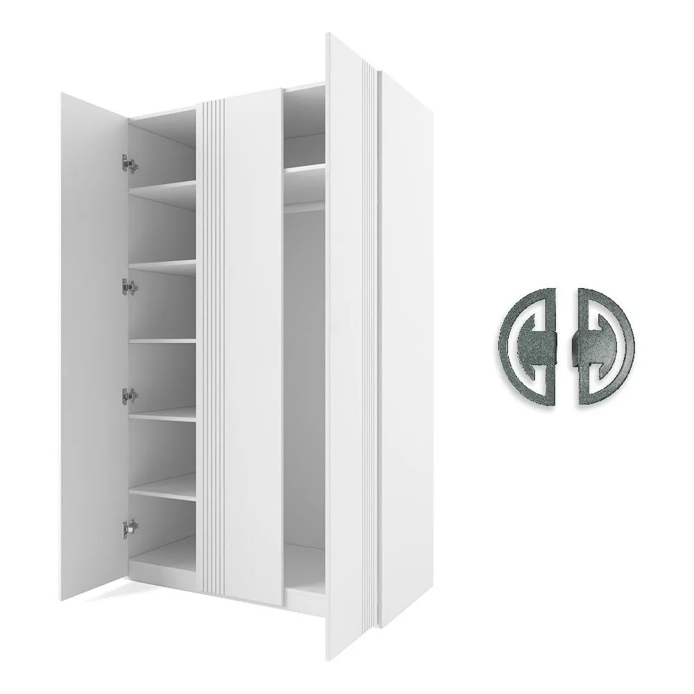 Шкафы высокие «Мишель» с антресолями 3