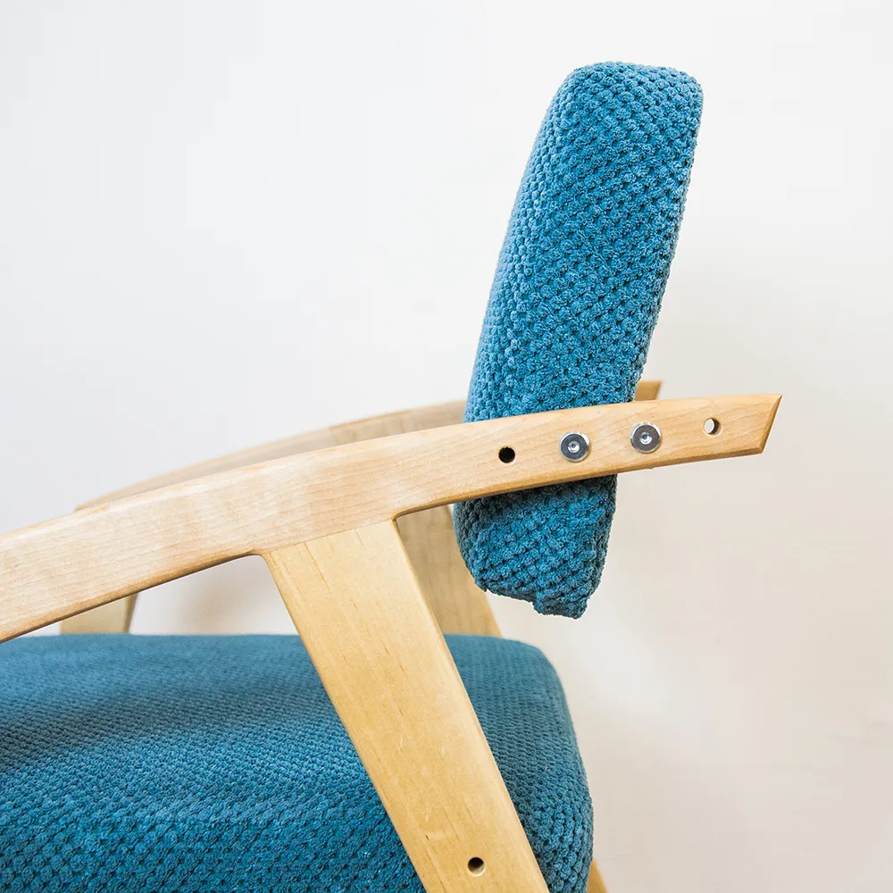 img-Стул регулируемый «Бруно» Велюр CITUS голубой 4