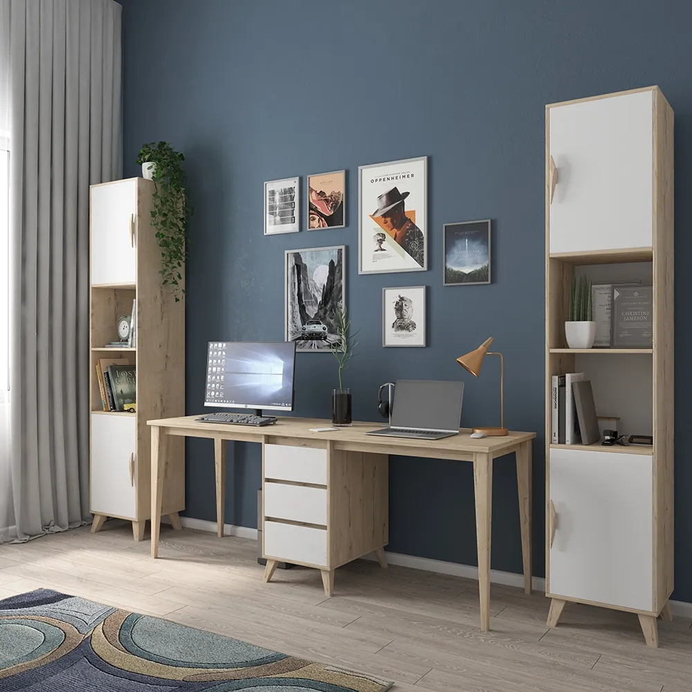 Рабочая зона «2+2 Белая» для двоих