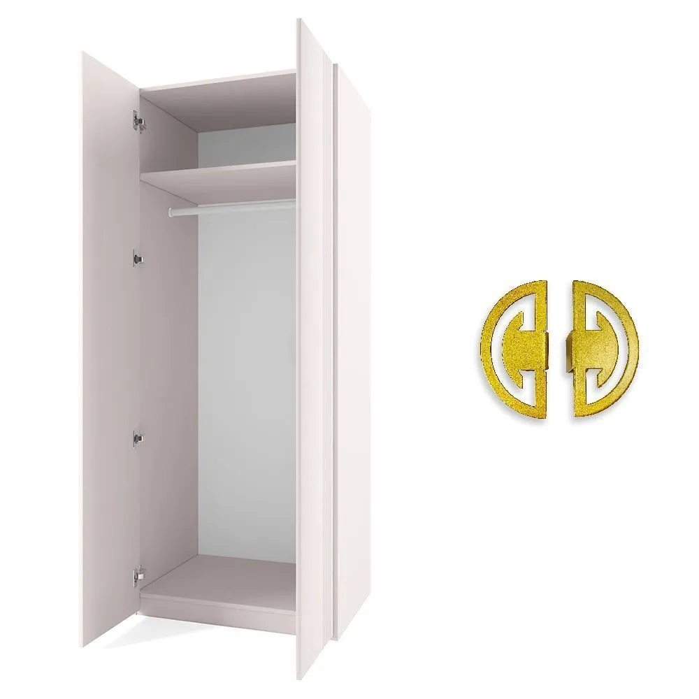 img-Шкаф платяной Мишель Галатея Деко золото 2