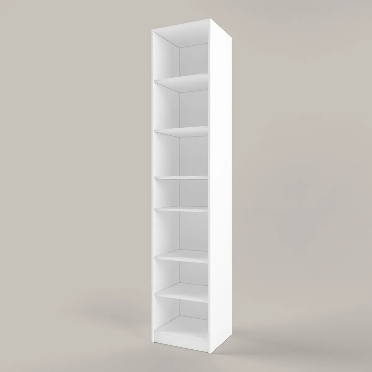 Стеллаж открытый Тури Белый