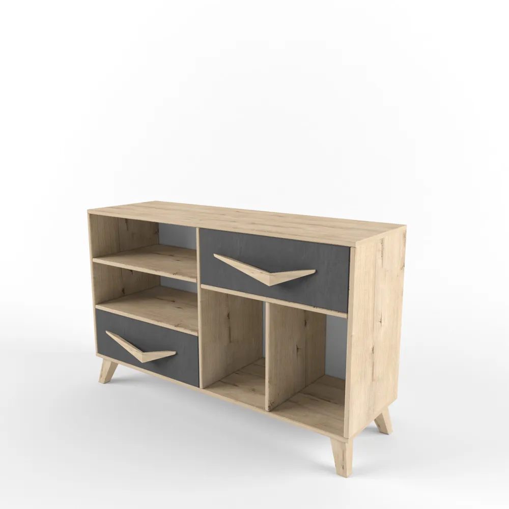 Тумба-комод «2+2» серый