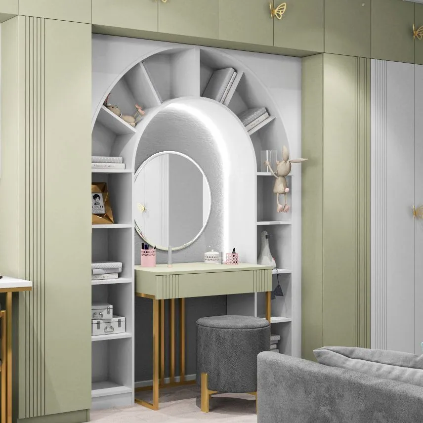 img-Столик туалетный Мишель Орегано с зеркалом 3