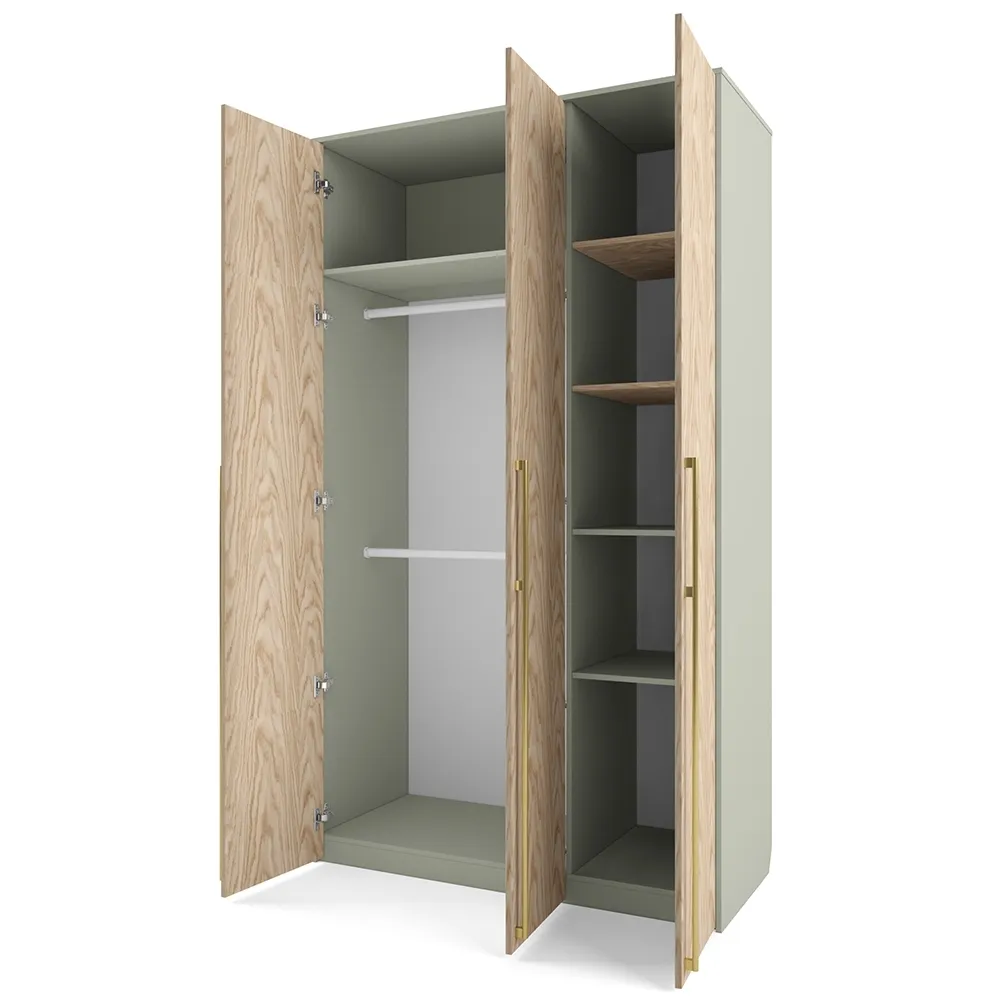 Шкаф 3х створчатый Тури Орегано Золото 5