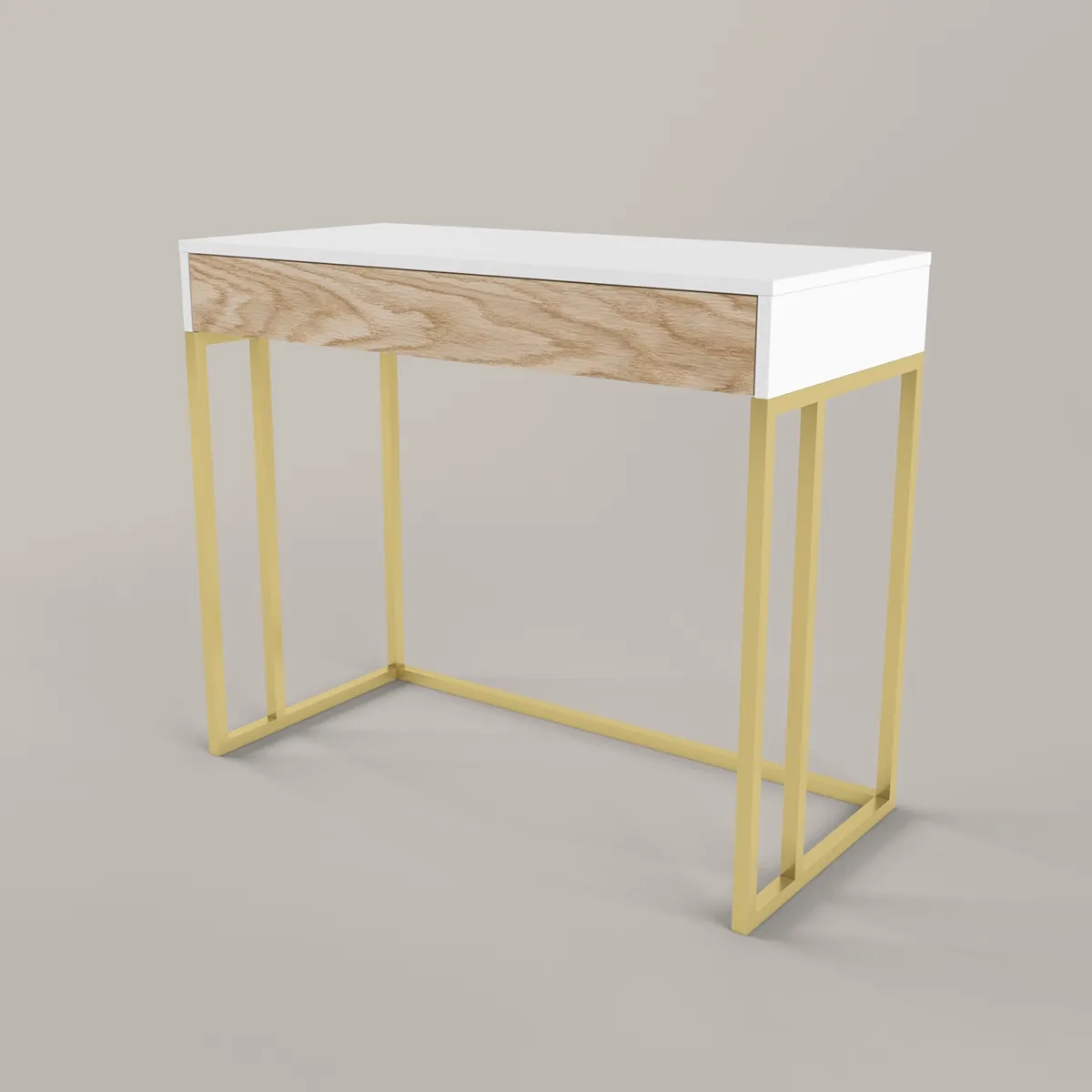 Столик туалетный Тури Белый Золото