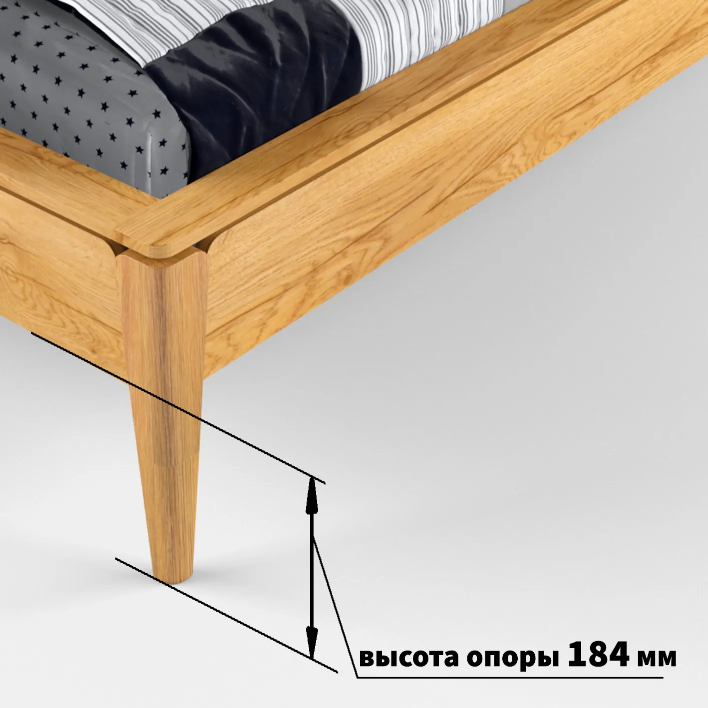 Кровать островная большая «Тэль» 6