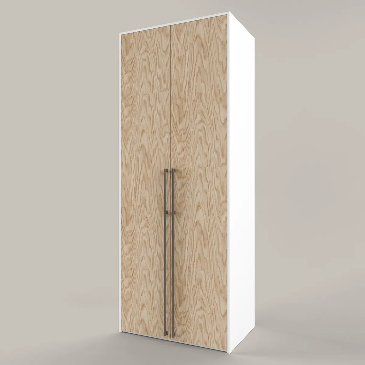 Шкаф Тури Белый Графит 1