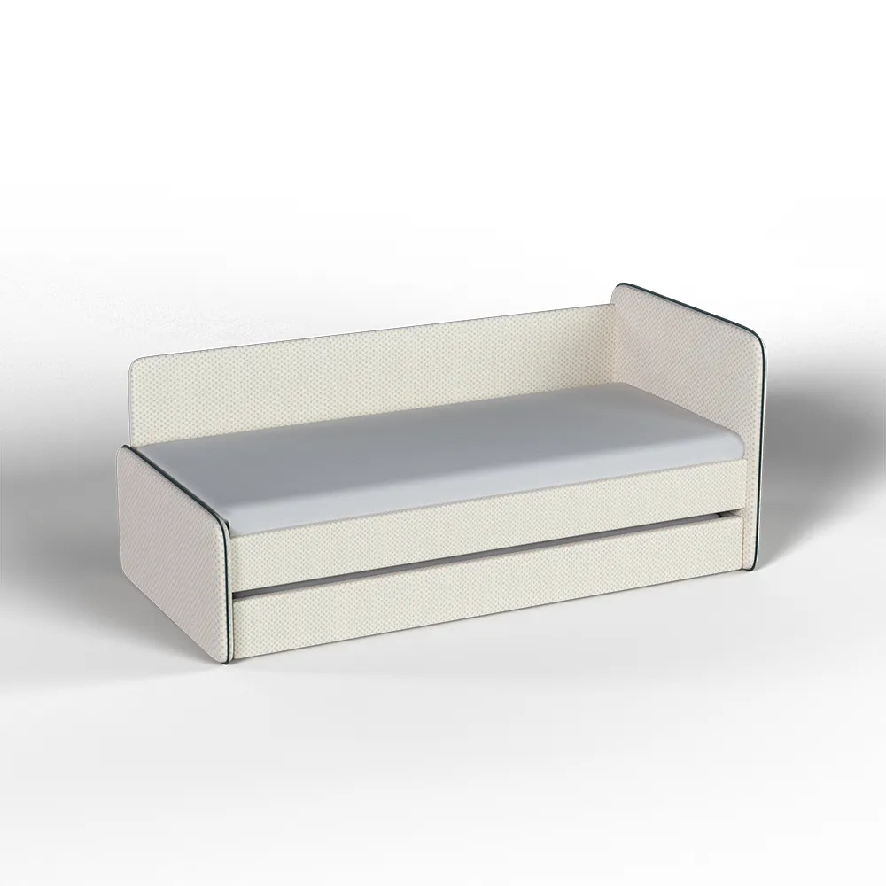 Тахта мягкая Айрис велюр CITUS белый с доп. спальным местом 1