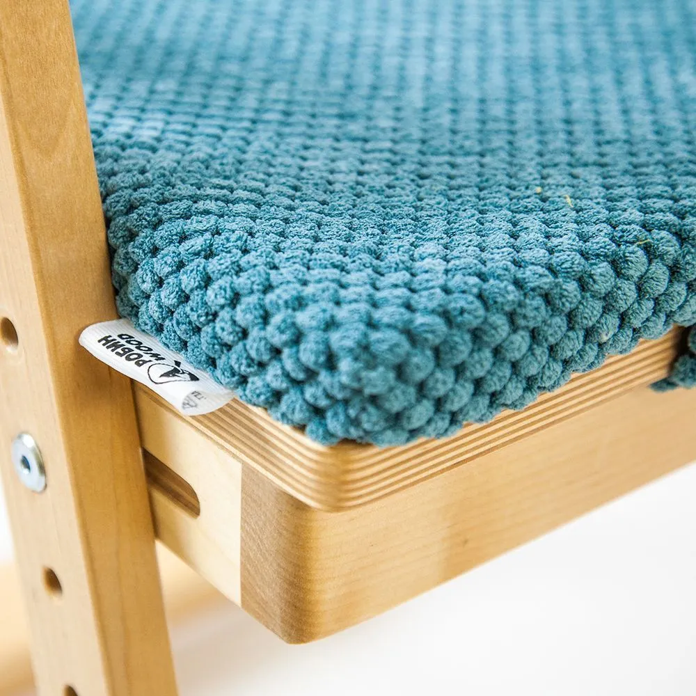 img-Чехол для стула Робин WOOD велюр голубой 5