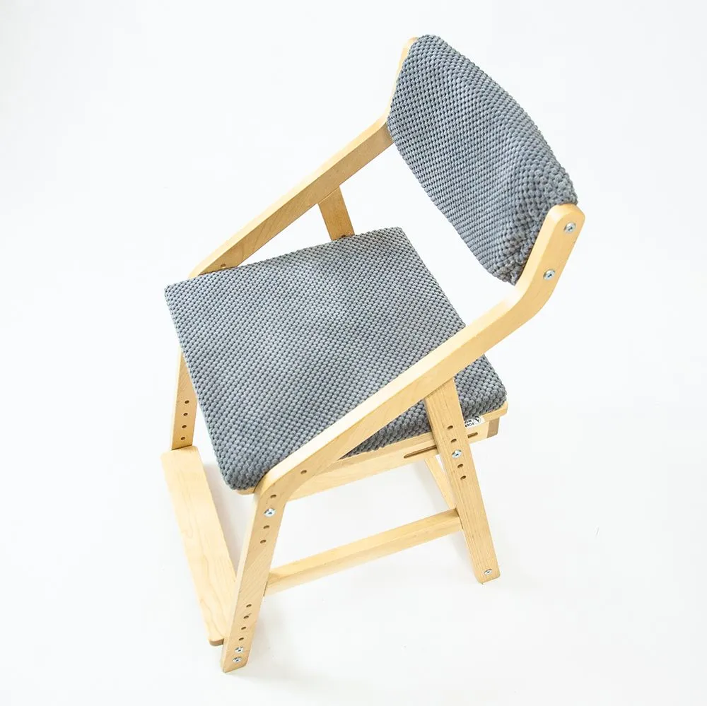 img-Чехол для стула Робин WOOD велюр темно-серый 2