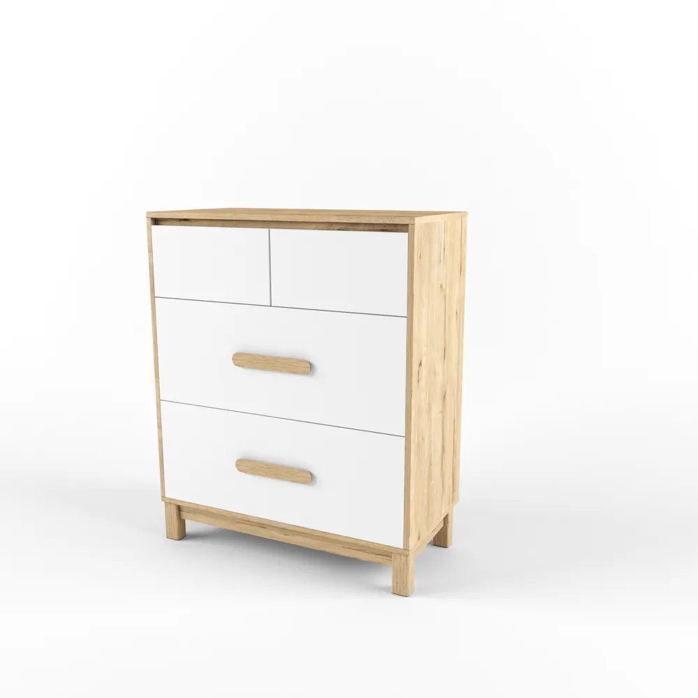 Комод «2+2» белый 1