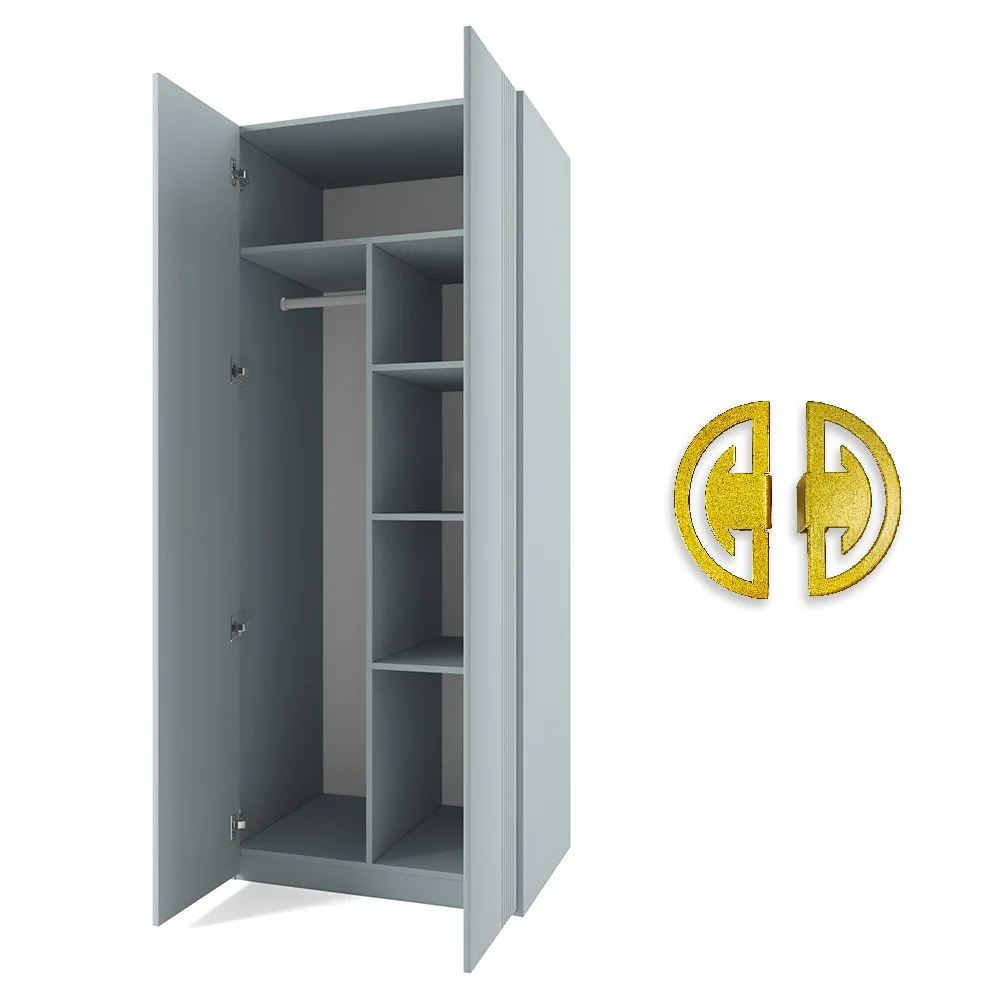 img-Шкаф Мишель Фрост Золото 2