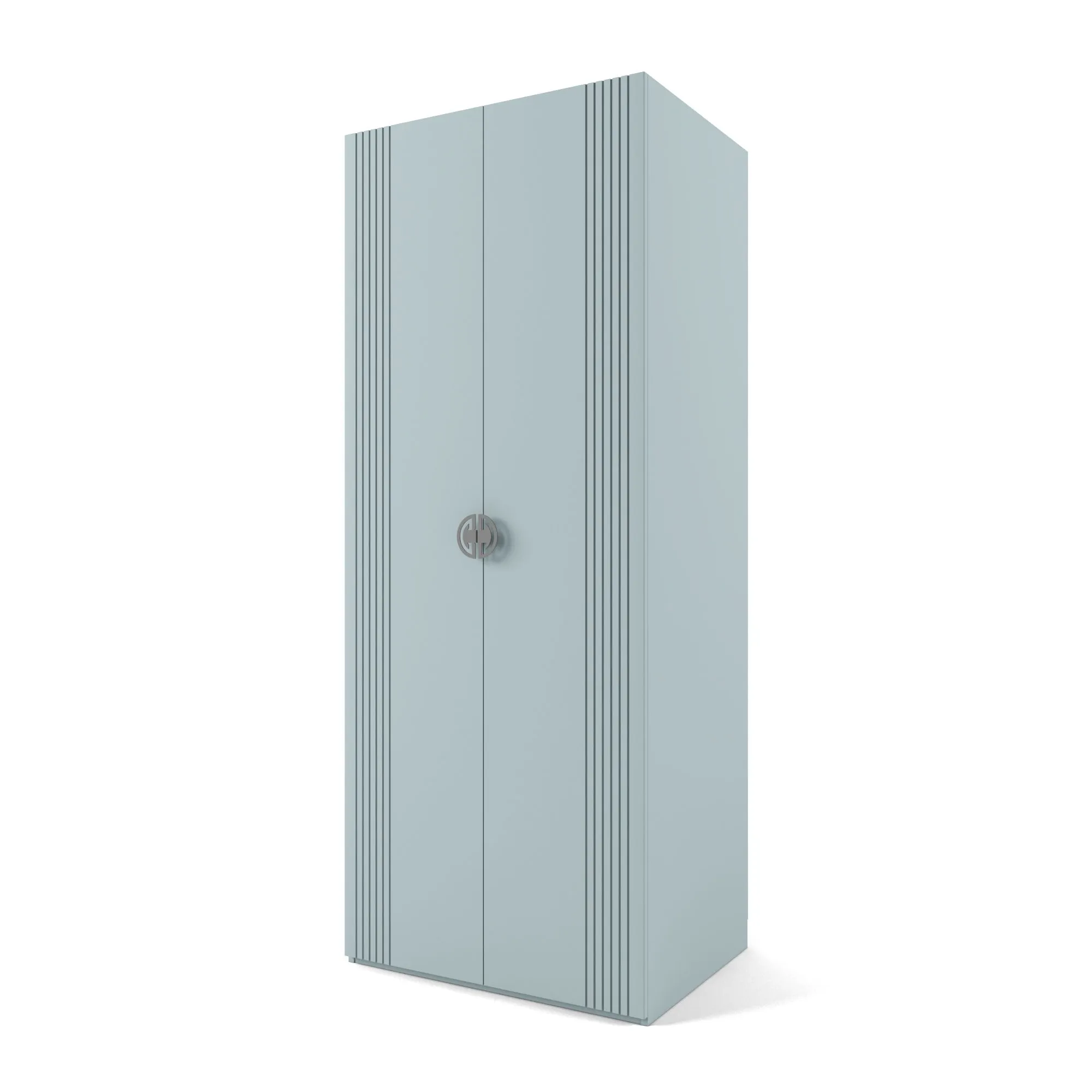 img-Шкаф платяной Мишель Фрост Деко серый 1