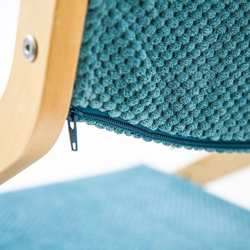 img-Чехол для стула Робин WOOD велюр голубой 6