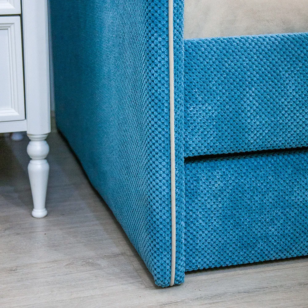 Кровать мягкая «Айрис» Citus Голубой 6