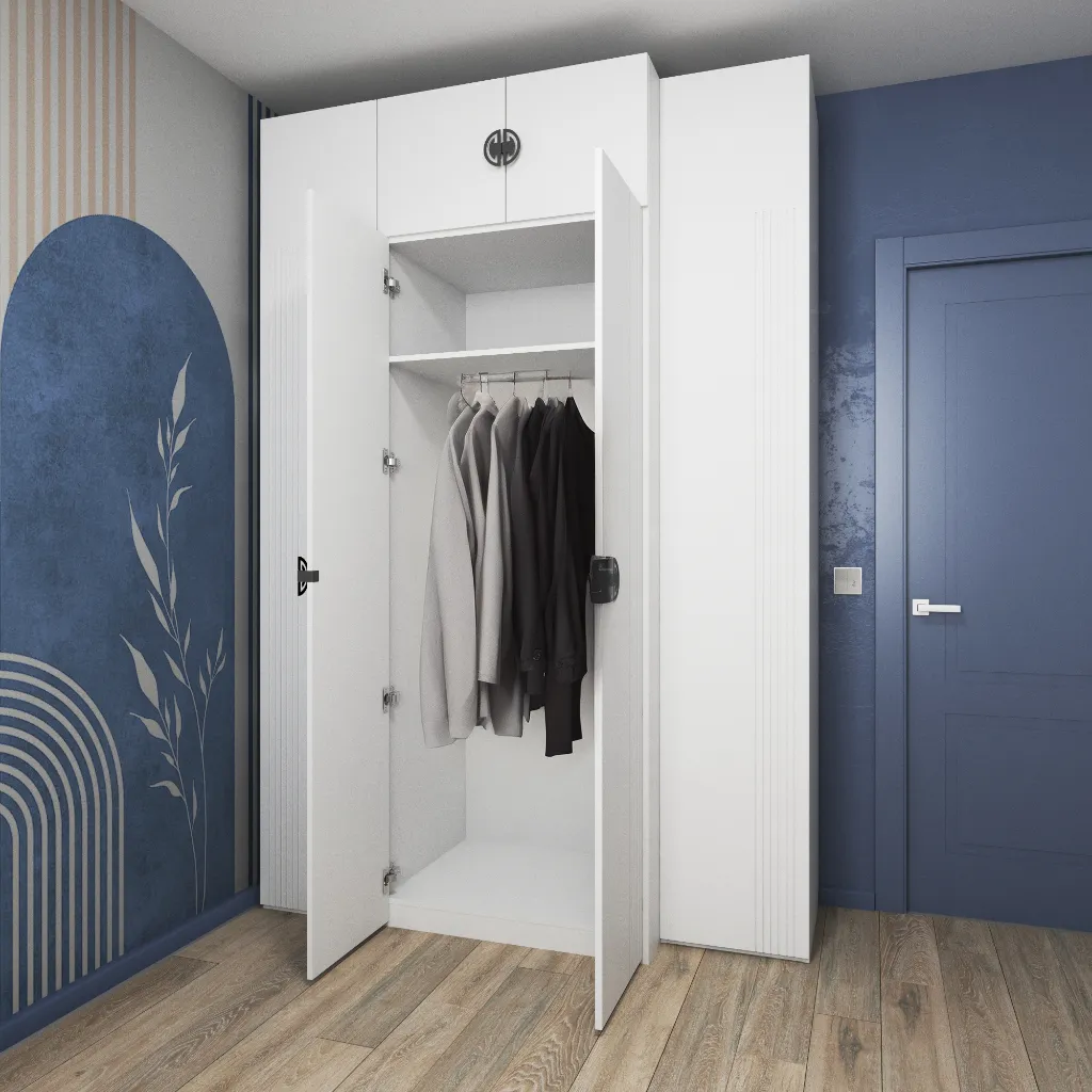 Шкафы высокие «Мишель» с антресолями 4