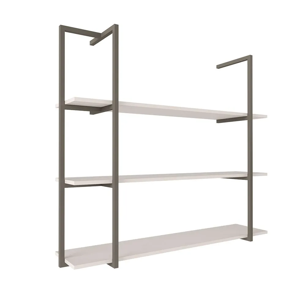 Полка 3 яруса Тури Тефия Графит 1