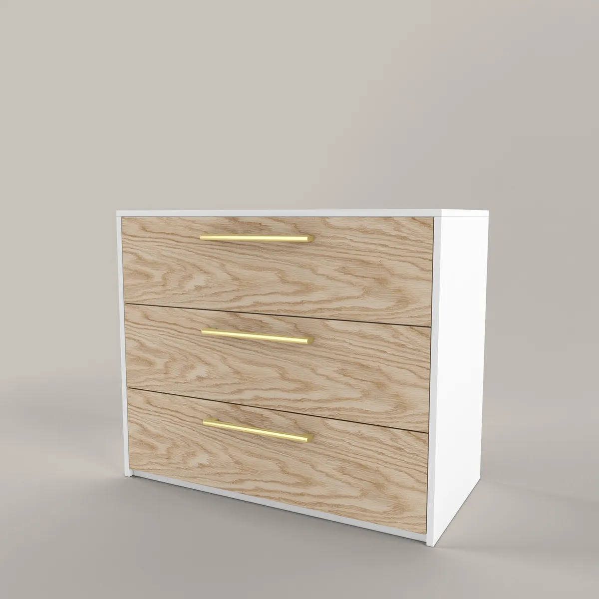 Комод Тури Белый Золото 1