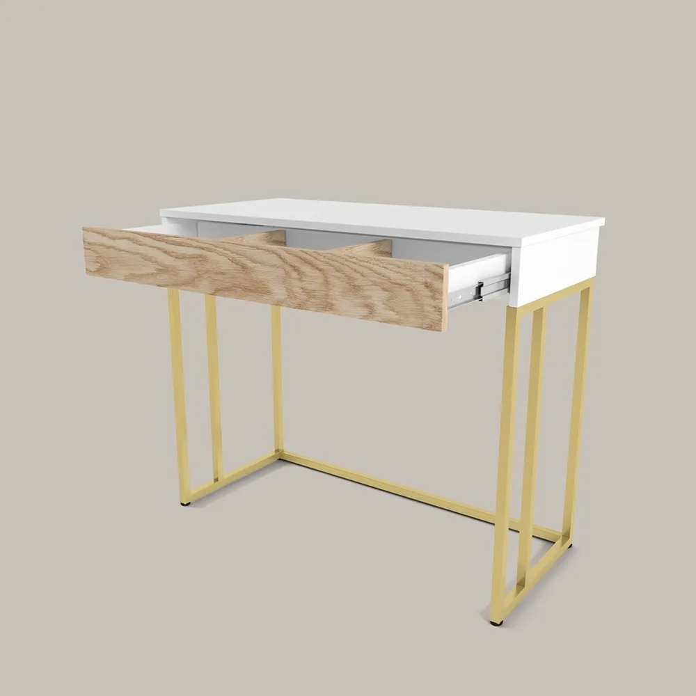 Столик туалетный Тури Белый Золото 2